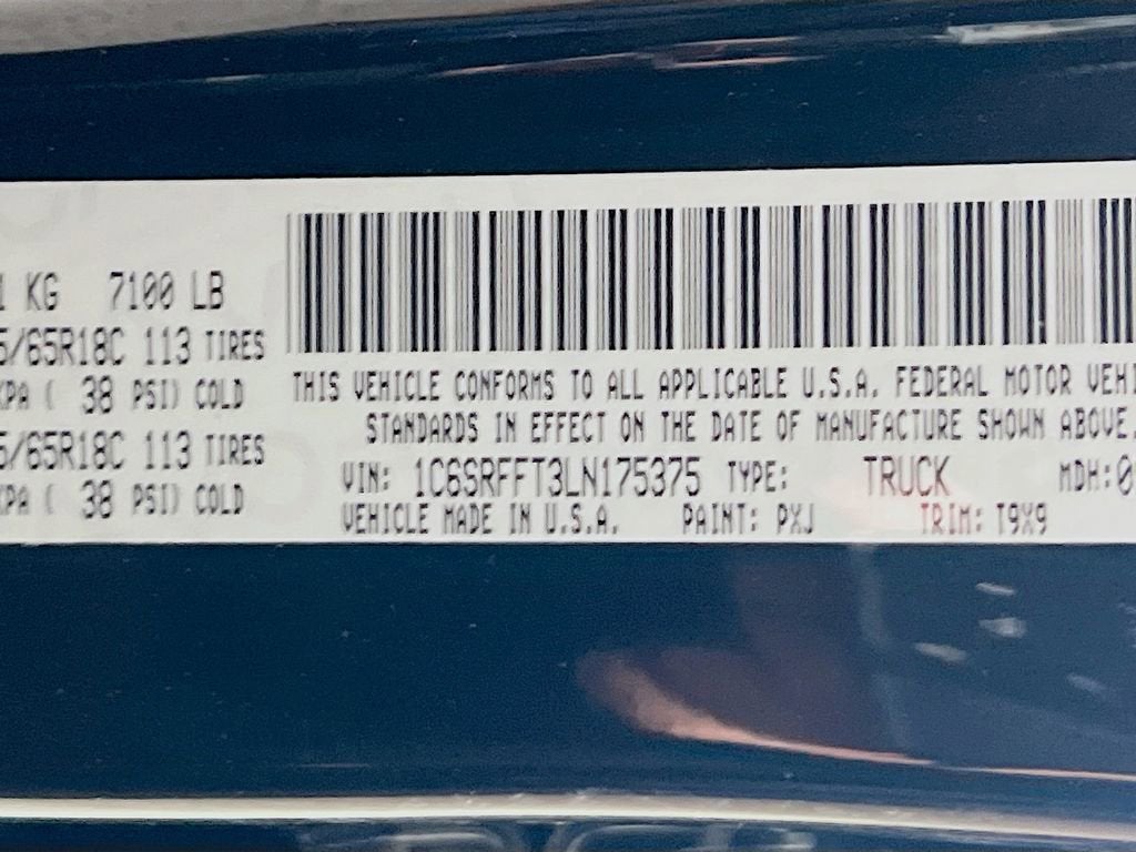 2020 RAM 1500 Big Horn Crew Cab 4x4 5'7" Box