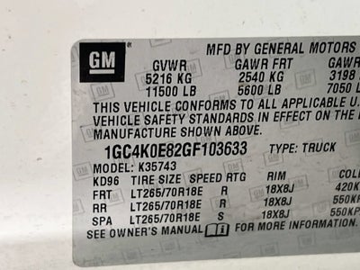 2016 Chevrolet Silverado 3500 HD LTZ