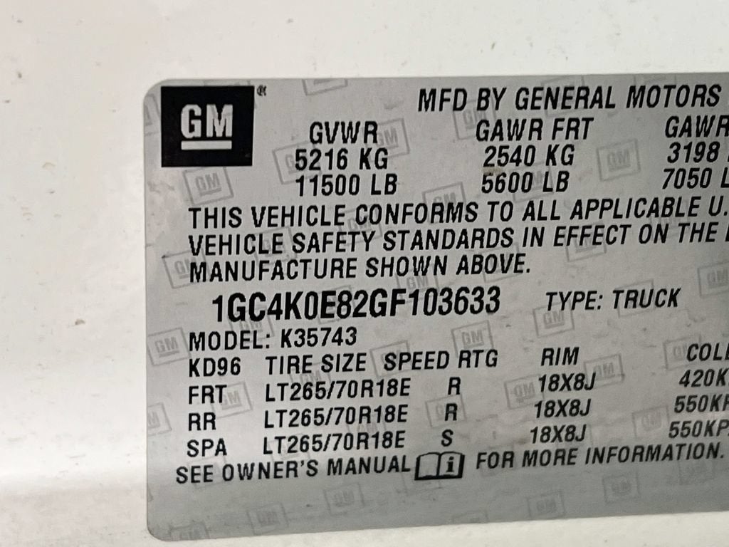 2016 Chevrolet Silverado 3500 HD LTZ
