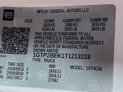 2026 GMC Canyon Elevation