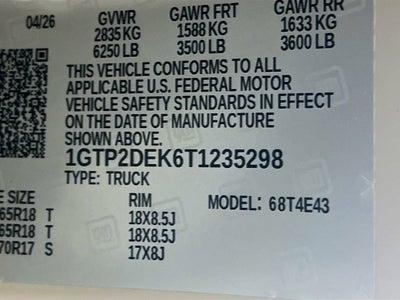 2026 GMC Canyon AT4