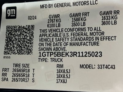 2024 GMC Canyon Elevation