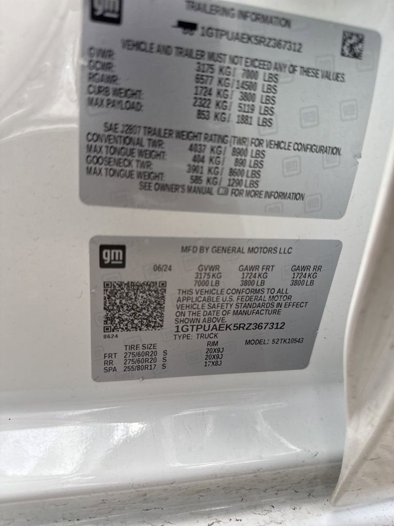 2024 GMC Sierra 1500 Pro