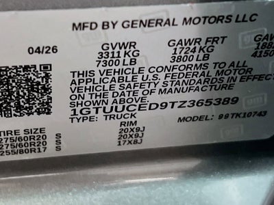 2026 GMC Sierra 1500 Elevation
