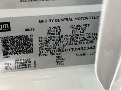 2026 GMC Sierra 1500 AT4