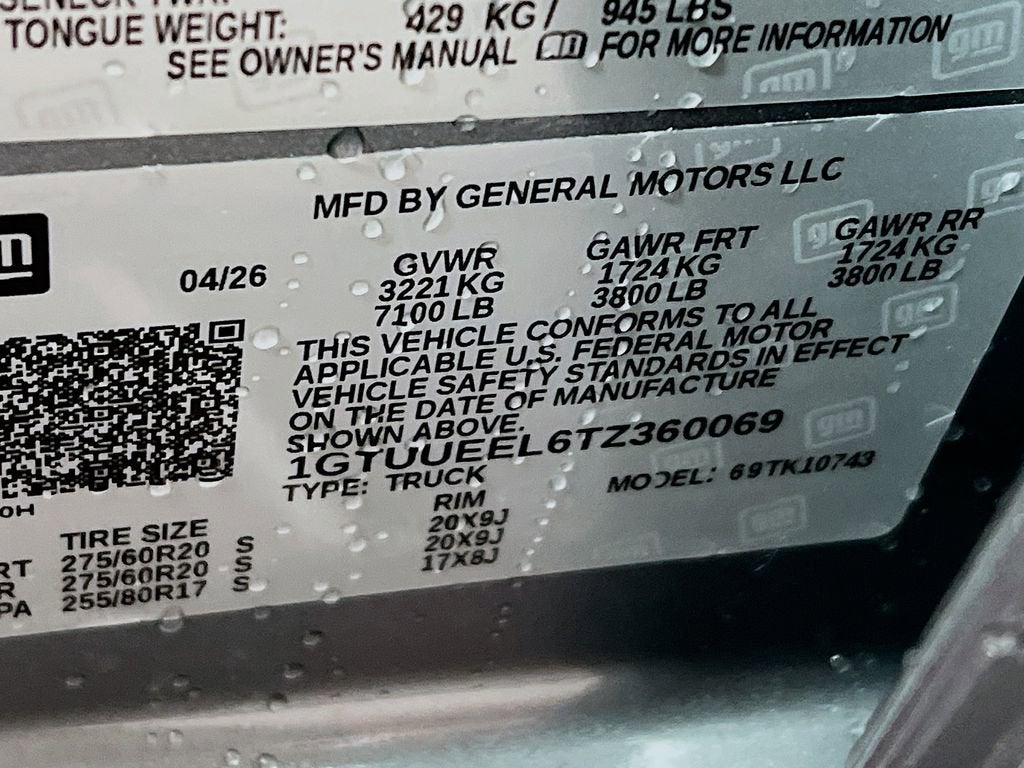 2026 GMC Sierra 1500 AT4