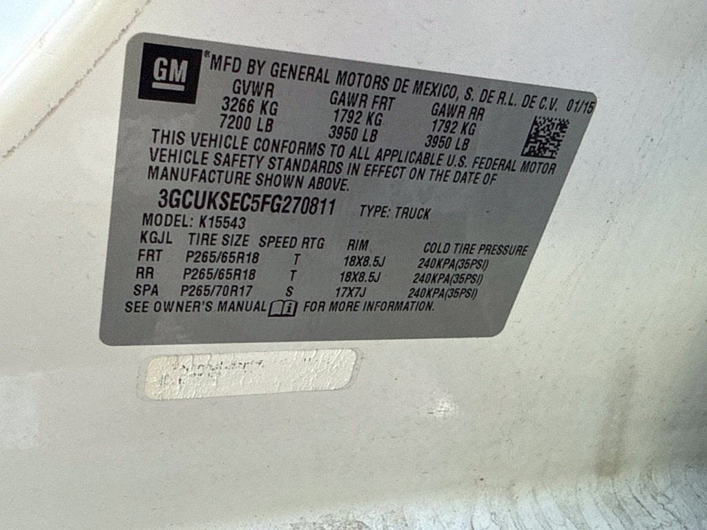 2015 Chevrolet Silverado 1500 LTZ