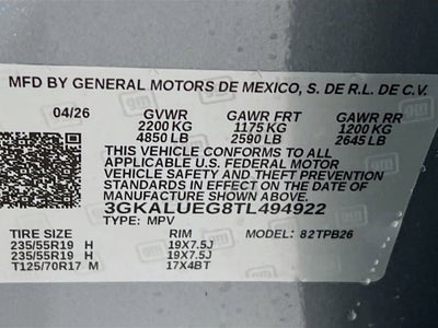2026 GMC Terrain Elevation