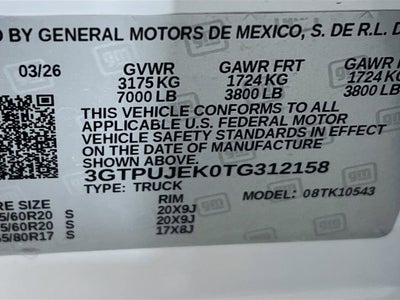 2026 GMC Sierra 1500 Elevation