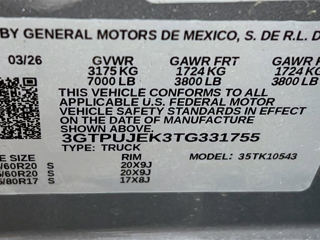 2026 GMC Sierra 1500 Elevation