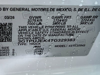 2026 GMC Sierra 1500 Elevation