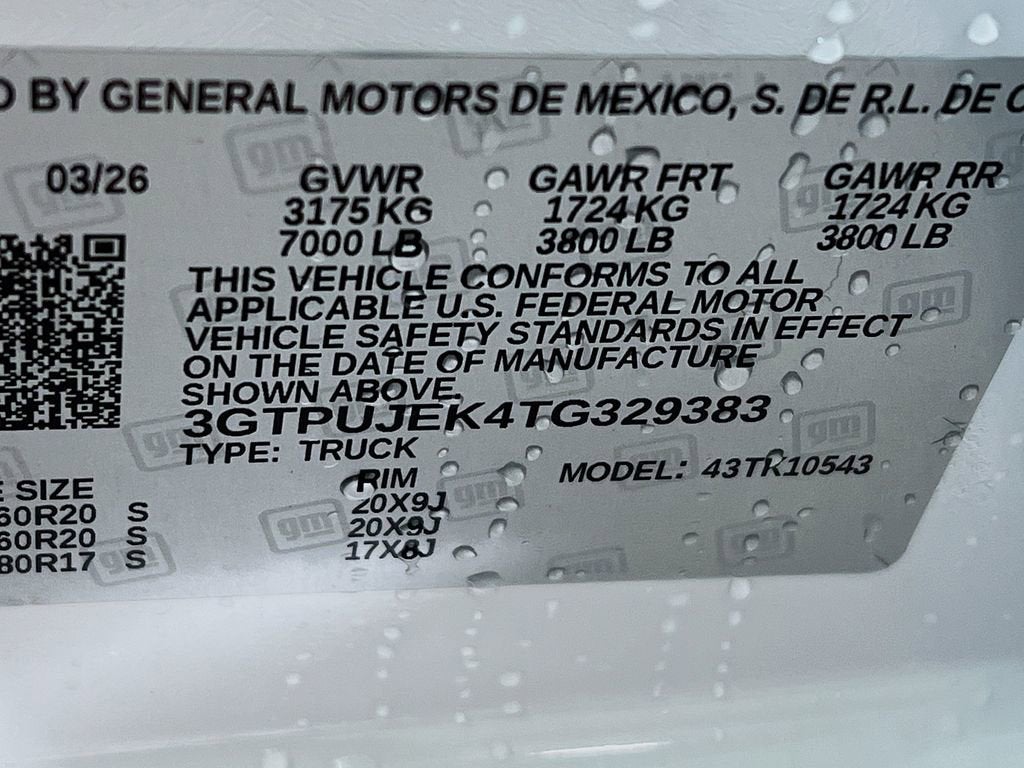 2026 GMC Sierra 1500 Elevation