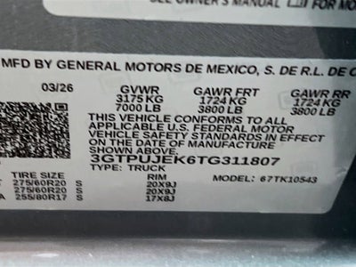 2026 GMC Sierra 1500 Elevation