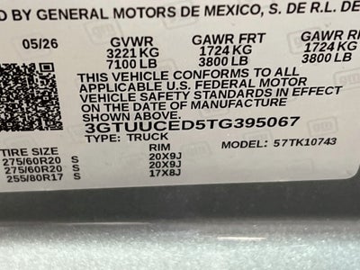 2026 GMC Sierra 1500 Elevation