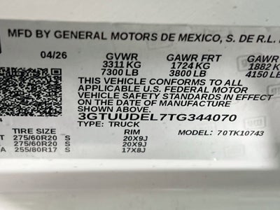 2026 GMC Sierra 1500 SLT