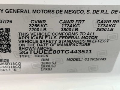 2026 GMC Sierra 1500 AT4