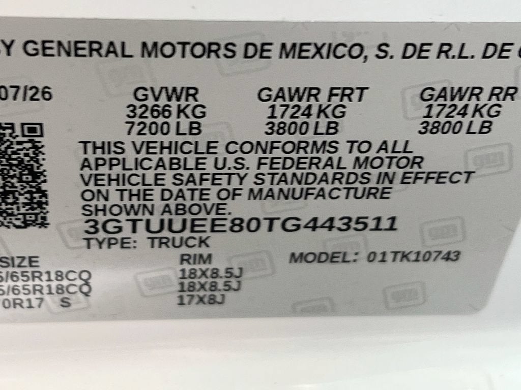 2026 GMC Sierra 1500 AT4
