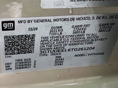 2026 GMC Sierra 1500 AT4