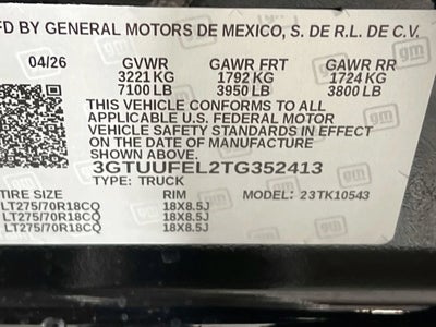 2026 GMC Sierra 1500 AT4X