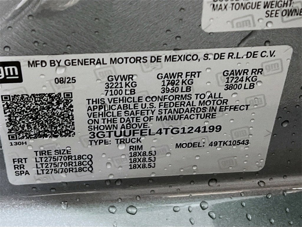 2026 GMC Sierra 1500 AT4X