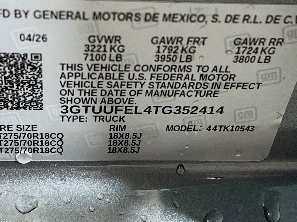 2026 GMC Sierra 1500 AT4X