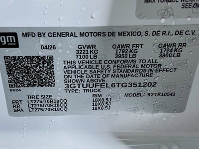 2026 GMC Sierra 1500 AT4X