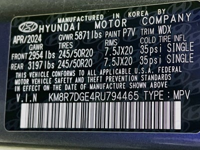 2024 Hyundai Palisade Calligraphy