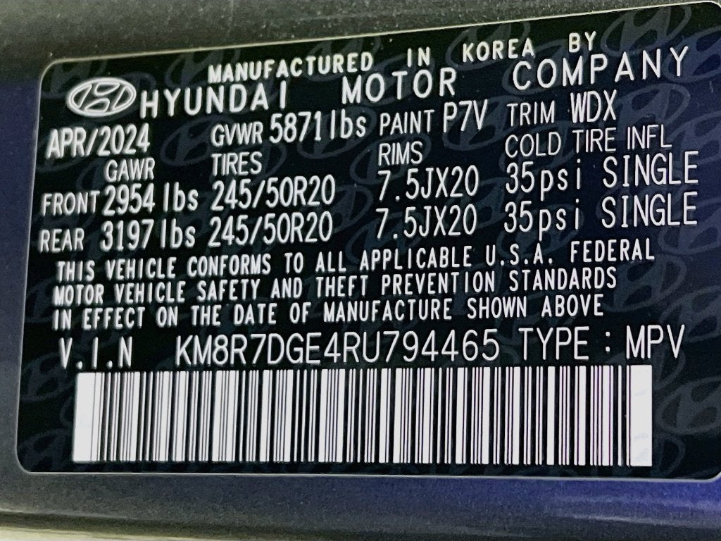 2024 Hyundai Palisade Calligraphy