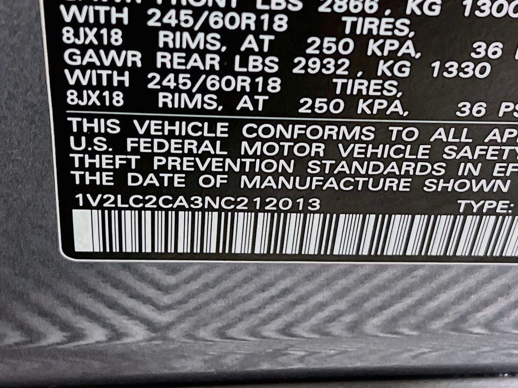 2022 Volkswagen Atlas Cross Sport 2.0T SE
