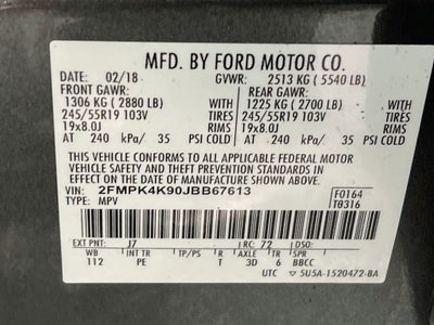 2018 Ford Edge Titanium