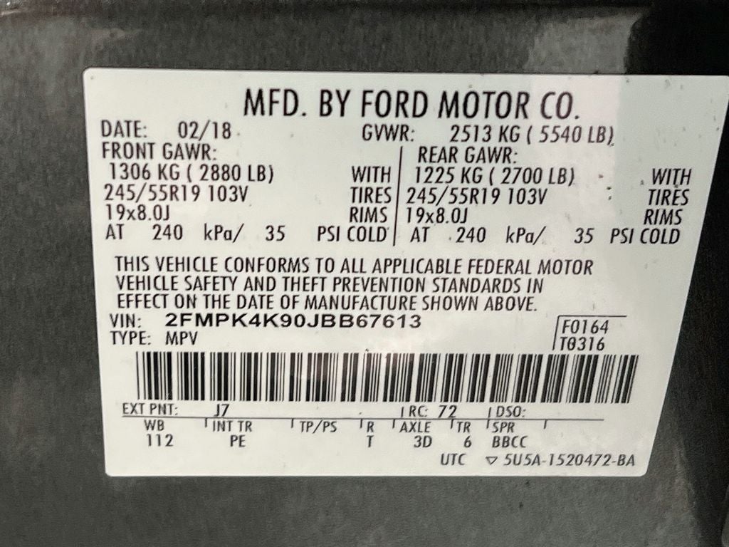 2018 Ford Edge Titanium
