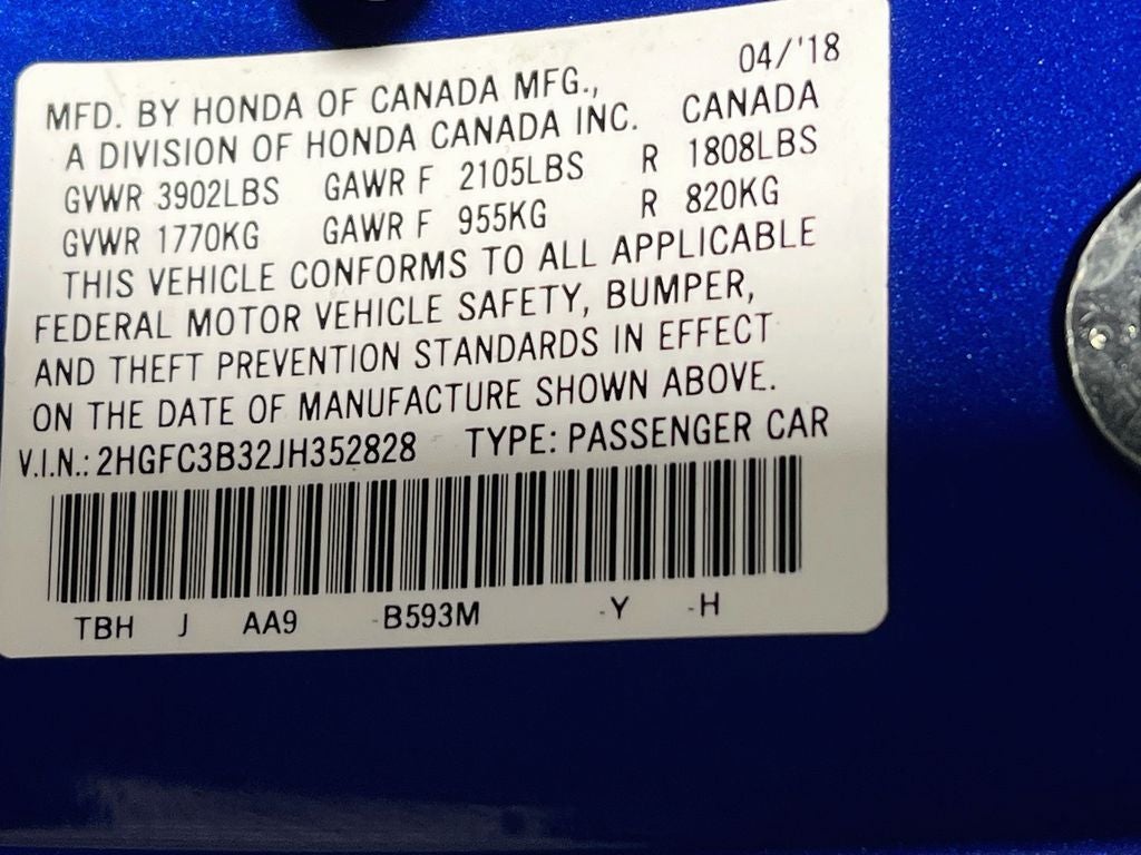 2018 Honda Civic EX-T