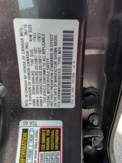 2016 Honda CR-V EX