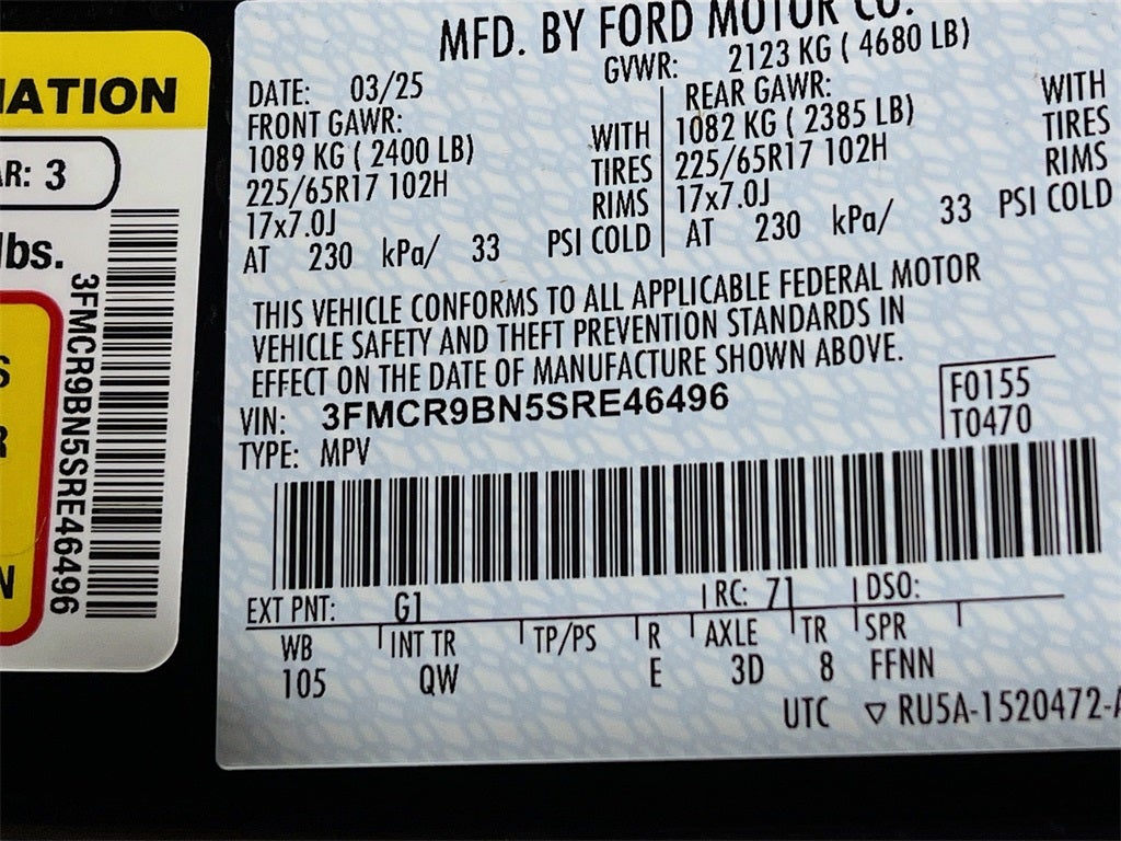 2025 Ford Bronco Sport Big Bend