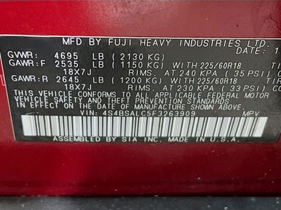 2015 Subaru Outback 2.5i Limited