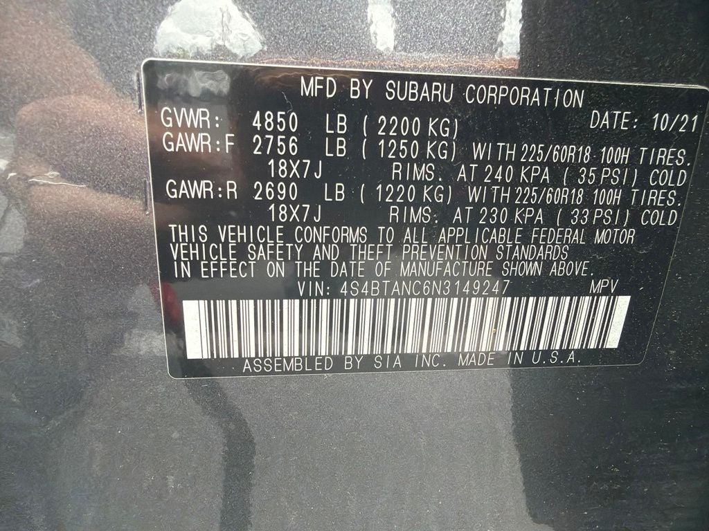 2022 Subaru Outback Limited