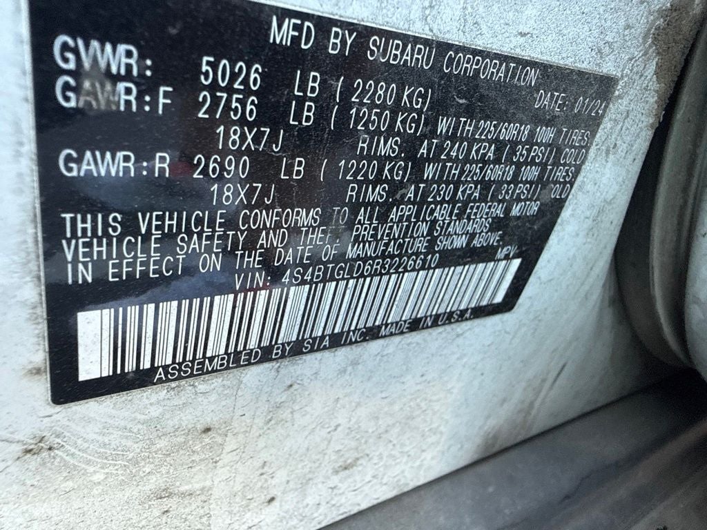 2024 Subaru Outback Onyx Edition XT