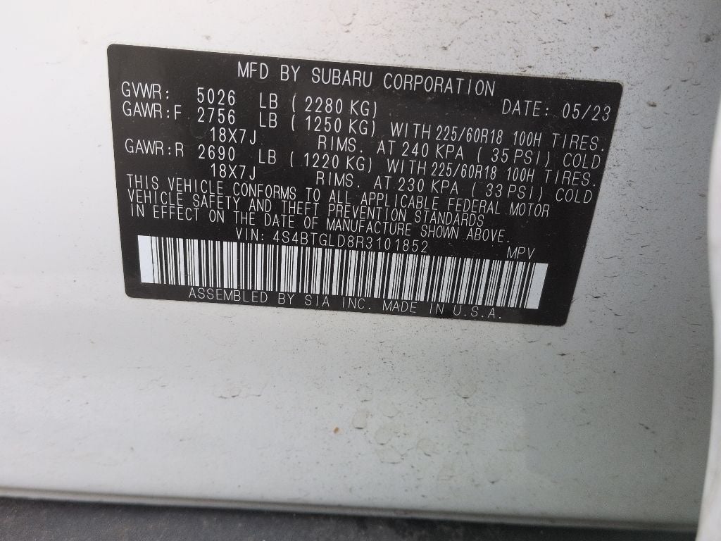 2024 Subaru Outback Onyx Edition XT