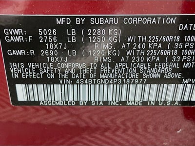 2023 Subaru Outback Limited XT