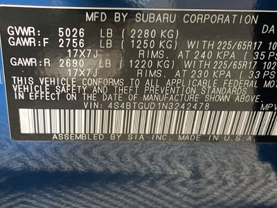 2022 Subaru Outback Wilderness