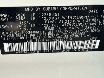 2024 Subaru Outback Wilderness
