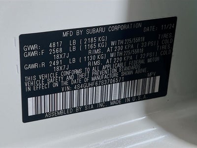 2025 Subaru Crosstrek Sport