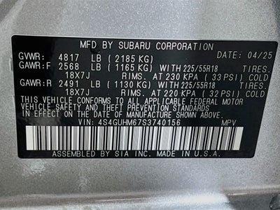 2025 Subaru Crosstrek Limited