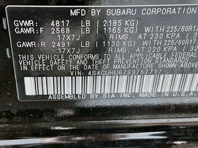 2025 Subaru Crosstrek Wilderness
