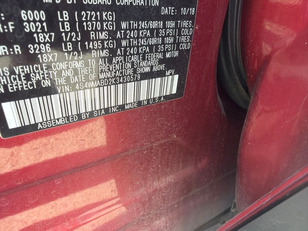 2019 Subaru Ascent Premium