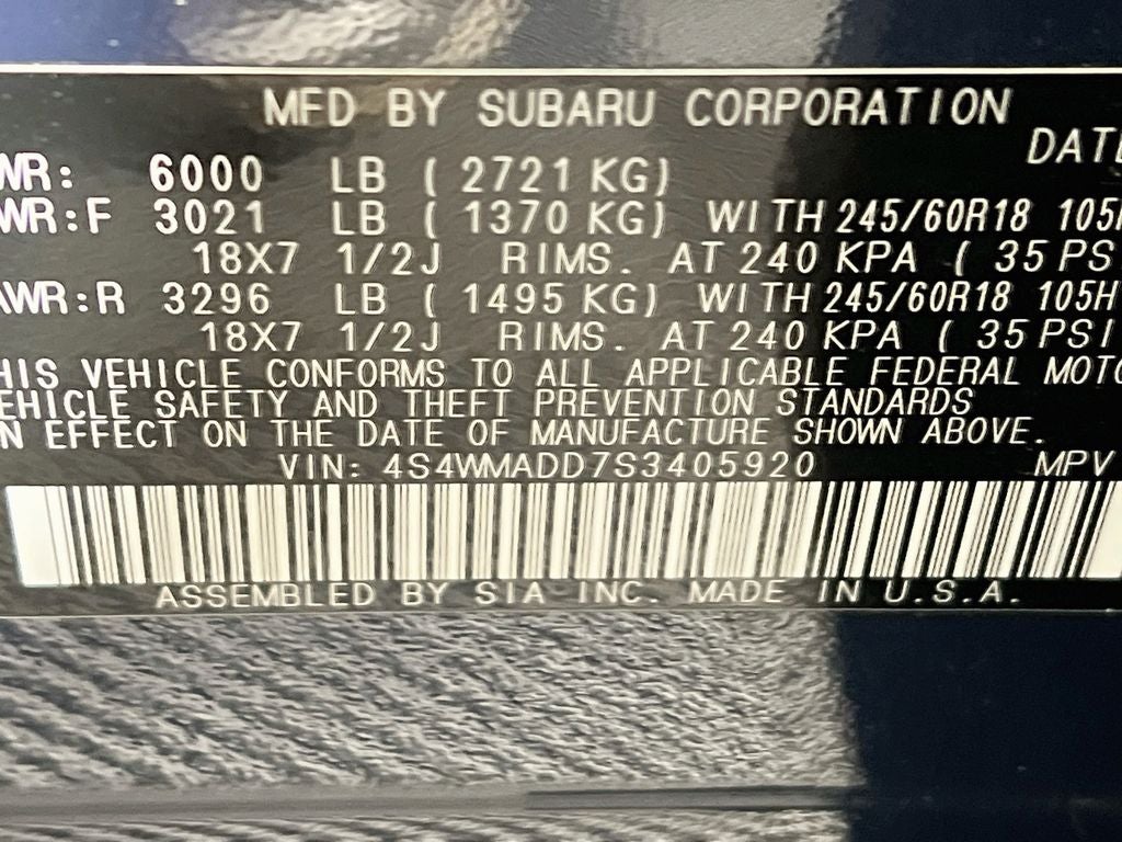2025 Subaru Ascent Premium