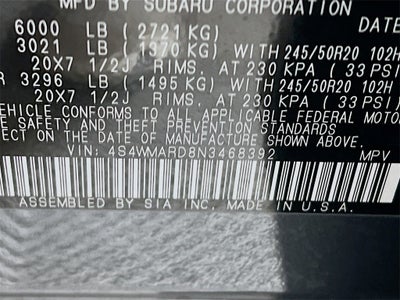 2022 Subaru Ascent Touring