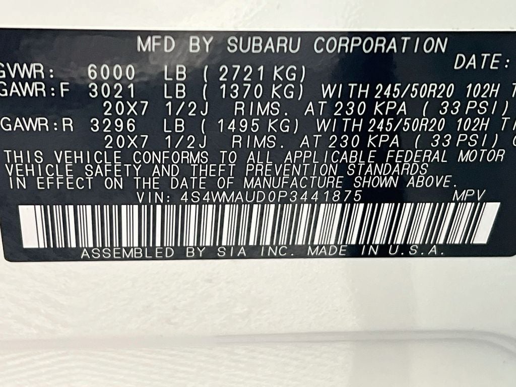 2023 Subaru Ascent Limited