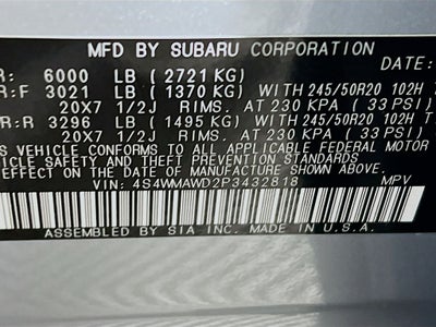 2023 Subaru Ascent Touring