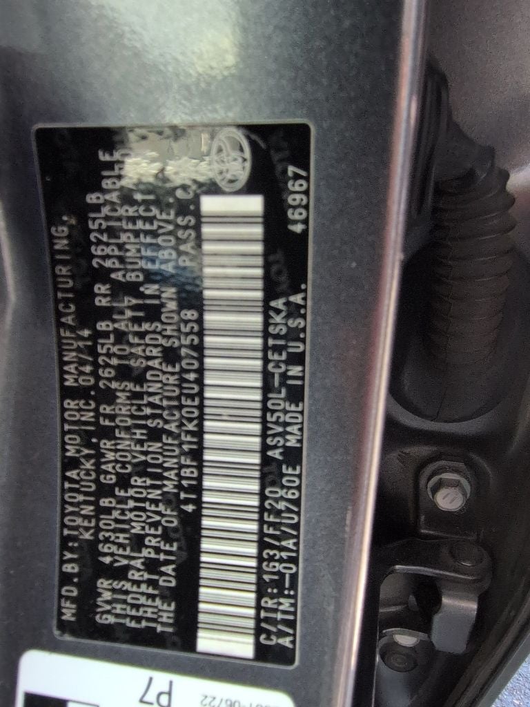 2014 Toyota Camry SE